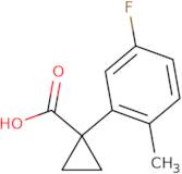 1-(5-Fluoro-2-methylphenyl)cyclopropane-1-carboxylic acid