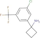 1-[3-Chloro-5-(trifluoromethyl)phenyl]cyclobutan-1-amine