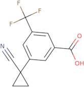 3-(1-Cyanocyclopropyl)-5-(trifluoromethyl)benzoic acid