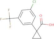 1-[3-Chloro-5-(trifluoromethyl)phenyl]cyclopropane-1-carboxylic acid