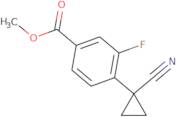 Methyl 4-(1-cyanocyclopropyl)-3-fluorobenzoate