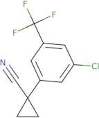 1-[3-Chloro-5-(trifluoromethyl)phenyl]cyclopropane-1-carbonitrile