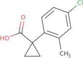 1-(4-Chloro-2-methylphenyl)cyclopropane-1-carboxylic acid
