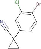 1-(4-Bromo-3-chlorophenyl)cyclopropane-1-carbonitrile