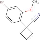 1-(4-Bromo-2-methoxyphenyl)cyclobutane-1-carbonitrile