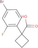 1-(4-Bromo-2-fluorophenyl)cyclobutane-1-carboxylic acid