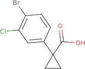 1-(4-bromo-3-chlorophenyl)cyclopropane-1-carboxylic acid