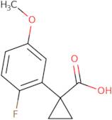 1-(2-Fluoro-5-methoxyphenyl)cyclopropane-1-carboxylic acid