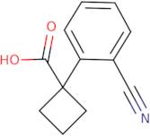 1-(2-Cyanophenyl)cyclobutane-1-carboxylic acid