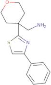 [4-(4-Phenyl-1,3-thiazol-2-yl)oxan-4-yl]methanamine