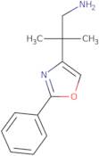 2-Methyl-2-(2-phenyl-1,3-oxazol-4-yl)propan-1-amine