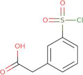 2-[3-(Chlorosulfonyl)phenyl]acetic acid