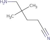 5-Amino-4,4-dimethylpentanenitrile