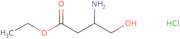 Ethyl 3-amino-4-hydroxybutanoate hydrochloride