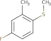 4-Fluoro-2-methyl-1-(methylsulfanyl)benzene