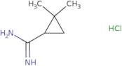 2,2-Dimethylcyclopropane-1-carboximidamide hydrochloride