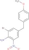 2-Bromo-4-(4-methoxyphenyl)methyl-6-nitroaniline