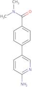 4-(6-Aminopyridin-3-yl)-N,N-dimethylbenzamide