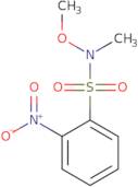 N-Methoxy-N-methyl-2-nitrobenzenesulfonamide