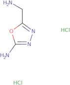 5-(Aminomethyl)-1,3,4-oxadiazol-2-amine dihydrochloride