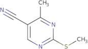 4-Methyl-2-(methylthio)-5-pyrimidinecarbonitrile