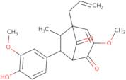 (1R,5R,6R,7R)-7-(4-Hydroxy-3-methoxyphenyl)-3-methoxy-6-methyl-5-prop-2-enylbicyclo[3.2.1]oct-3-en…