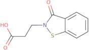 3-(3-Oxo-2,3-dihydro-1,2-benzothiazol-2-yl)propanoic acid