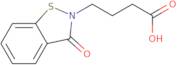 4-(3-Oxo-2,3-dihydro-1,2-benzothiazol-2-yl)butanoic acid