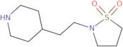 2-[2-(Piperidin-4-yl)ethyl]-1λ6,2-thiazolidine-1,1-dione