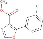 Methyl 5-(3-chlorophenyl)-1,3-oxazole-4-carboxylate