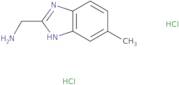 (5-Methyl-1H-1,3-benzodiazol-2-yl)methanamine dihydrochloride