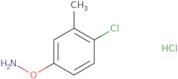 o-(4-Chloro-3-methylphenyl)hydroxylamine hydrochloride