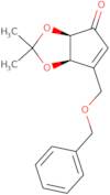 (3aR,6aR)-6-((benzyloxy)methyl)-2,2-dimethyl-3aH-cyclopenta[d][1,3]dioxol-4(6aH)-one