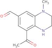 8-Acetyl-4-methyl-2,3-dihydro-1H-quinoxaline-6-carbaldehyde