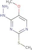 4-Hydrazino-5-methoxy-2-methylthiopyrimidine