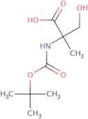 2-{[(tert-Butoxy)carbonyl]amino}-3-hydroxy-2-methylpropanoic acid