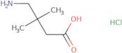 Butanoic acid, 4-amino-3,3-dimethyl-, hydrochloride