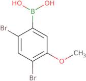 2,4-Dibromo-5-methoxybenzeneboronic acid