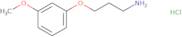 1-Propanamine, 3-(3-methoxyphenoxy)-, hydrochloride (1:1)