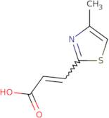 (2E)-3-(4-Methyl-1,3-thiazol-2-yl)prop-2-enoic acid