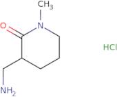 3-(Aminomethyl)-1-methylpiperidin-2-one hydrochloride