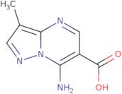 Pyrazolo[1,5-a]pyrimidine-6-carboxylic acid, 7-amino-3-methyl