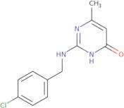 2-[(4-Chlorobenzyl)amino]-6-methylpyrimidin-4(3H)-one