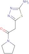 2-(5-Amino-[1,3,4]thiadiazol-2-yl)-1-pyrrolidin-1-yl-ethanone