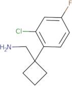 [1-(2-Chloro-4-fluorophenyl)cyclobutyl]methanamine