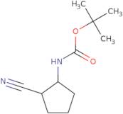 tert-Butyl (2-cyanocyclopentyl)carbamate