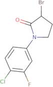 3-Bromo-1-(4-chloro-3-fluorophenyl)pyrrolidin-2-one