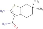 2-Amino-6,6-dimethyl-4,5,6,7-tetrahydro-1-benzothiophene-3-carboxamide