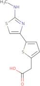 2-(5-(2-(Methylamino)thiazol-4-yl)thiophen-2-yl)acetic acid