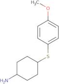 4-[(4-Methoxyphenyl)sulfanyl]cyclohexan-1-amine